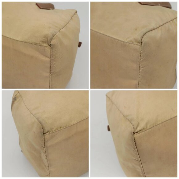 PRADA Shoulder Bag Nylon Beige Auth MX184 - Picture 16 of 16